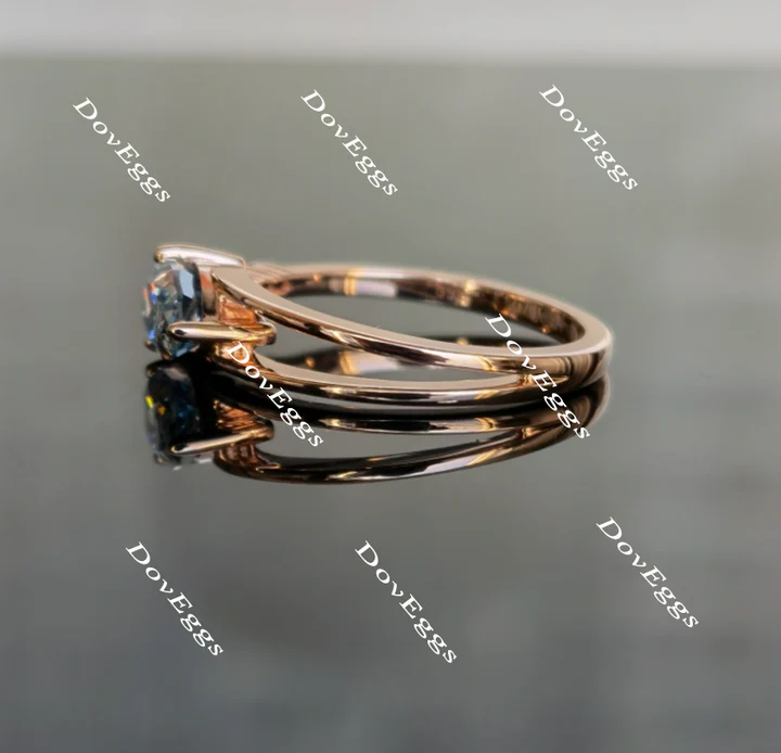 Follow Your Arrow pave ngagement ring semi-mount only(Exclusively to DovEggs Stones)