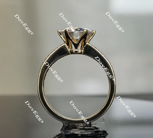 DovEggs channel set engagement ring only semi-mount only(Exclusively to DovEggs Stones)