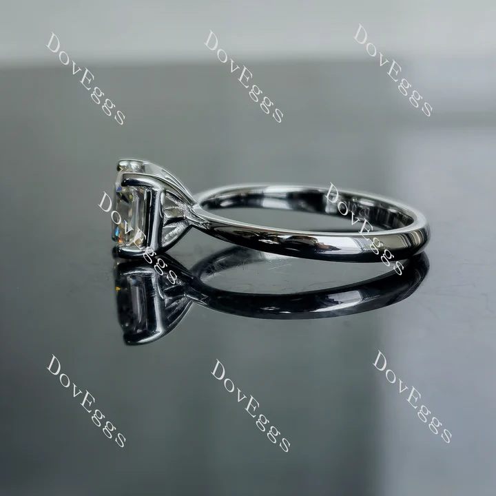 DovEggs solitaire engagement ring only semi-mount only(Exclusively to DovEggs Stones)