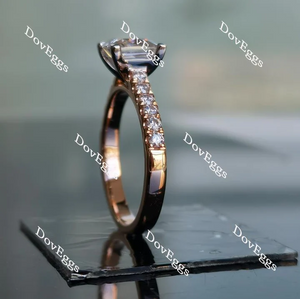 DovEggs half eternity pave engagement ring only semi-mount only(Exclusively to DovEggs Stones)