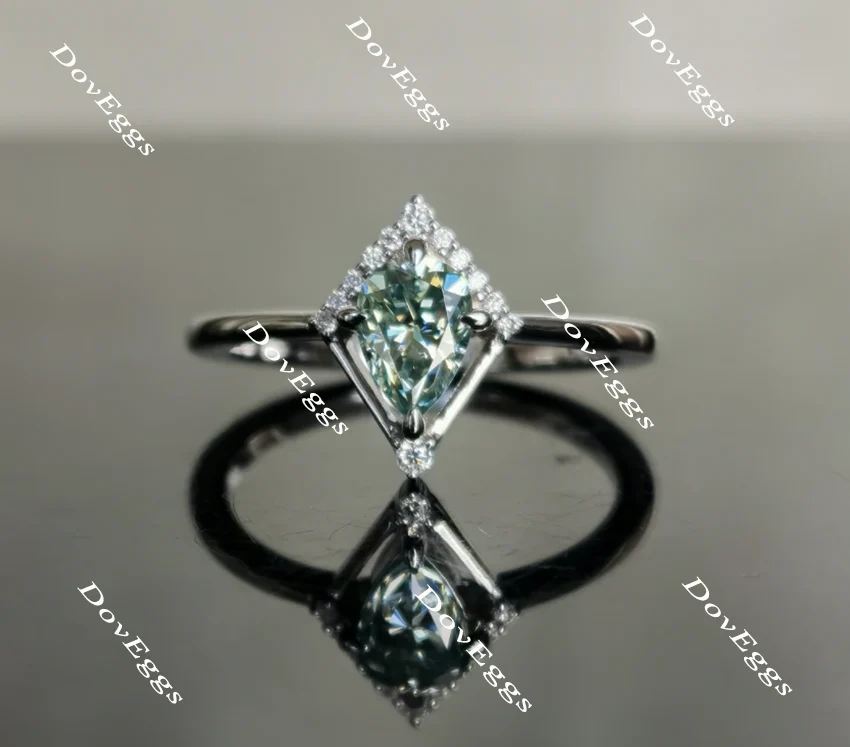 DovEggs art deco engagement ring only semi-mount only(Exclusively to DovEggs Stones)