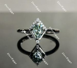 DovEggs art deco engagement ring only semi-mount only(Exclusively to DovEggs Stones)