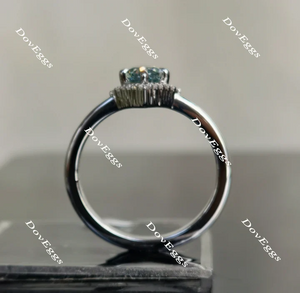 DovEggs art deco engagement ring only semi-mount only(Exclusively to DovEggs Stones)