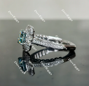 Gabriela halo art deco engagement ring only semi-mount only(Exclusively to DovEggs Stones)