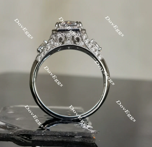 Doveggs split shank halo engagement ring only semi-mount only(Exclusively to DovEggs Stones)