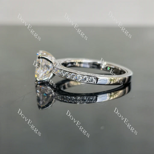 Doveggs vintage pave engagement ring only semi-mount only(Exclusively to DovEggs Stones)