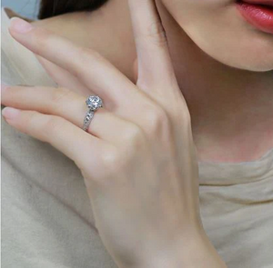 Doveggs pave vintage engagement ring only semi-mount only(Exclusively to DovEggs Stones)