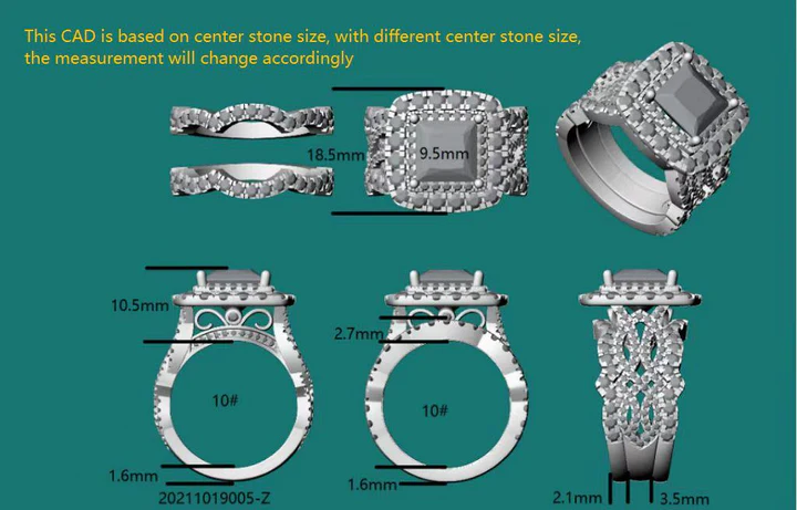 Doveggs halo pave engagement ring only semi-mount only(Exclusively to DovEggs Stones)
