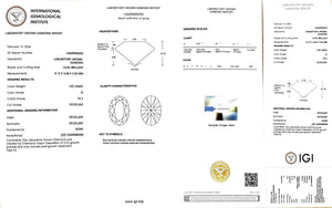 Doveggs 1.02 ct oval G color VS2 Clarity Excellent cut lab diamond stone(certified)