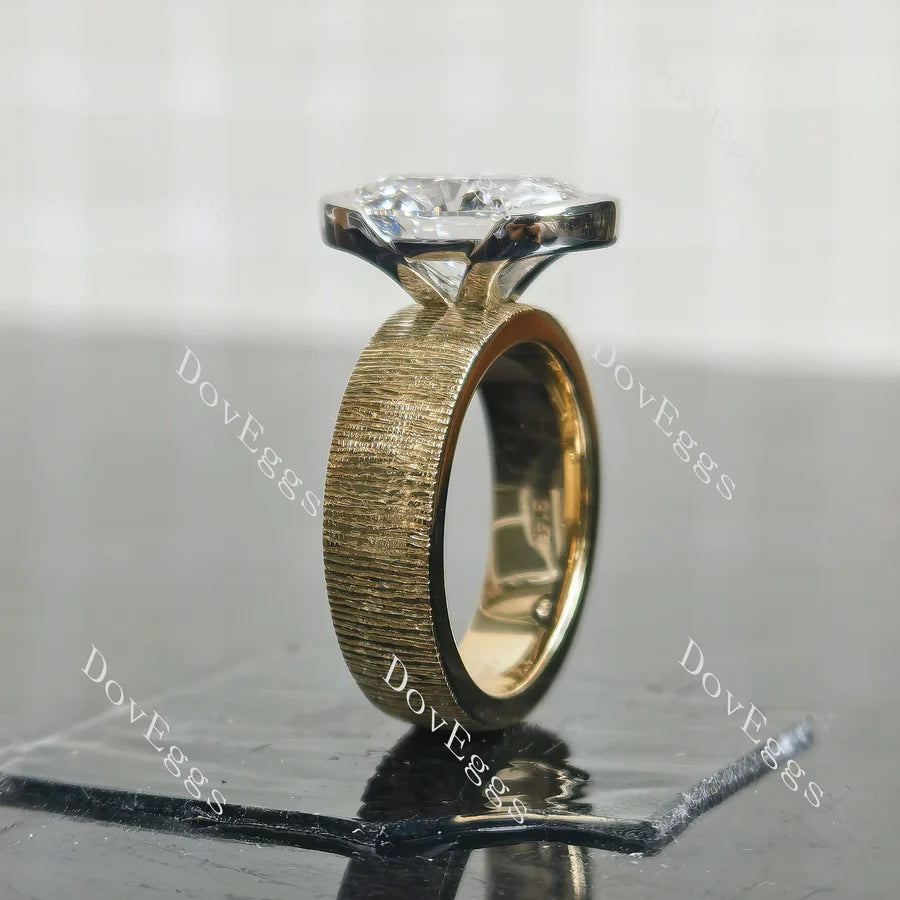 DovEggs solitaire vintage engagement ring only semi-mount only(Exclusively to DovEggs Stones)