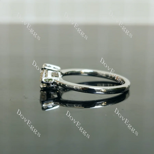 Doveggs solitaire bezel engagement ring semi-mount only(Exclusively to DovEggs Stones)