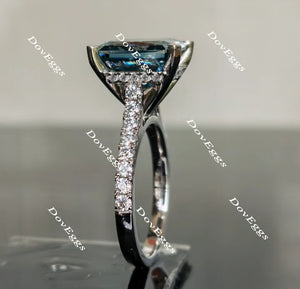 The Karen half eternity paved engagement ring semi-mount only(Exclusively to DovEggs Stones)