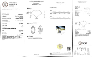 Doveggs 1.00ct Marquise F color VS2 Clarity Excellent cut lab diamond stone(certified)