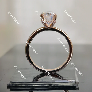 Doveggs pave engagement ring semi-mount only(Exclusively to DovEggs Stones)