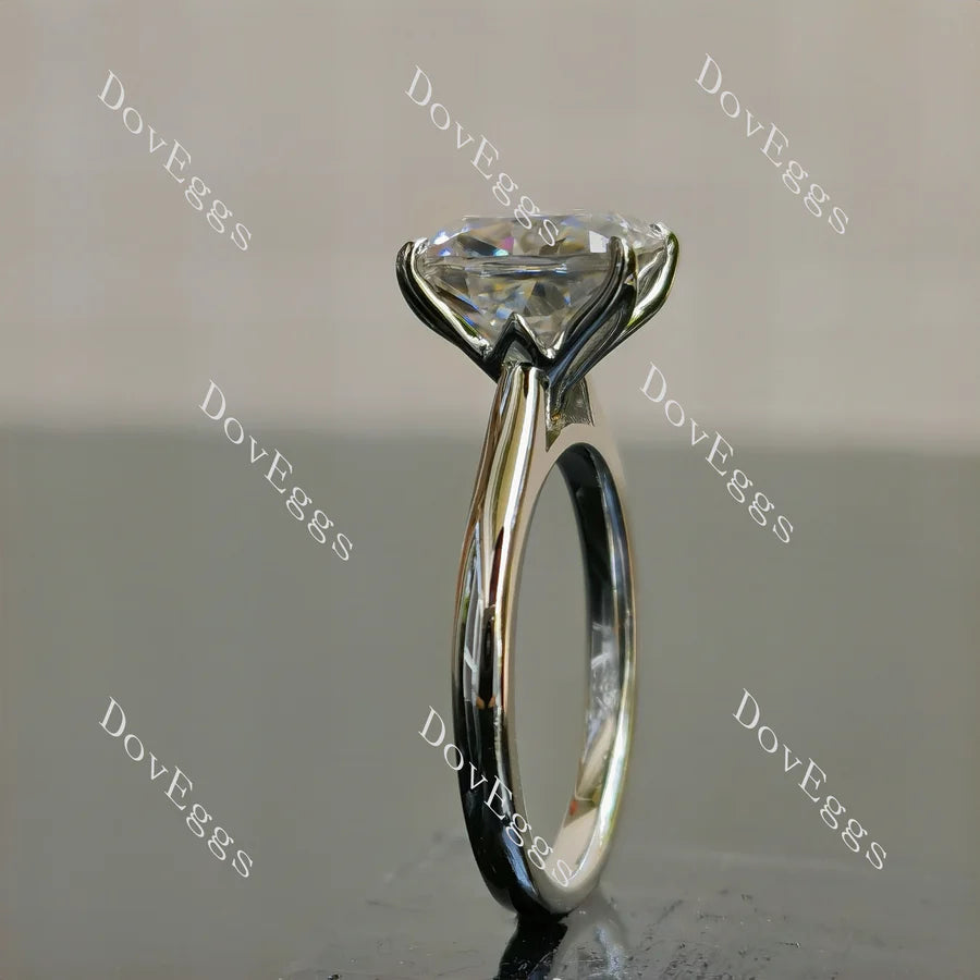 Doveggs solitaire engagement ring semi-mount only(Exclusively to DovEggs Stones)