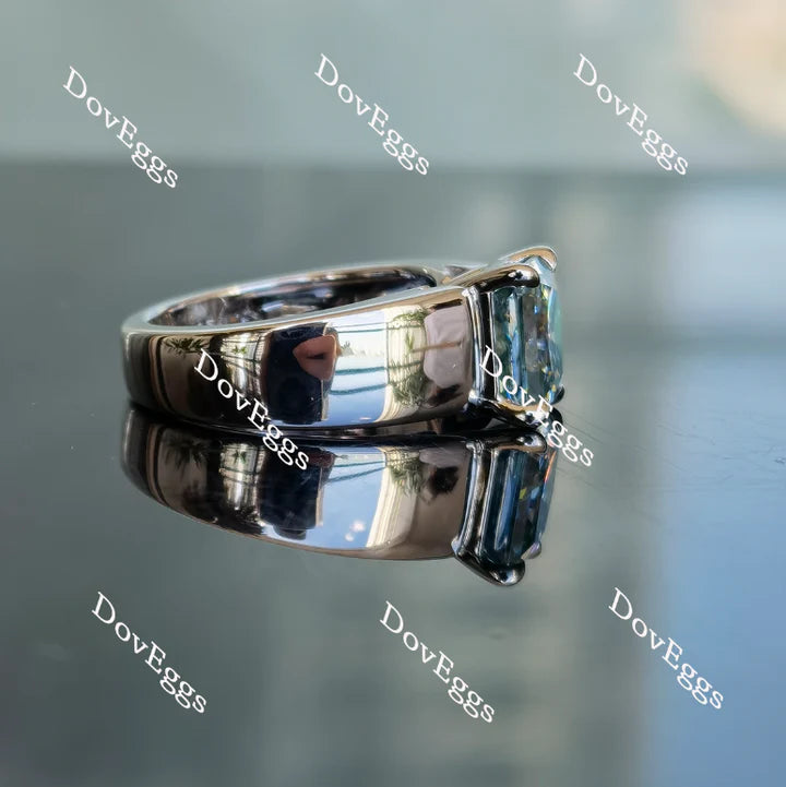 Doveggs wide band engagement ring only semi-mount only(Exclusively to DovEggs Stones)