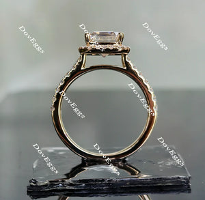 DovEggs halo engagement ring only semi-mount only(Exclusively to DovEggs Stones)