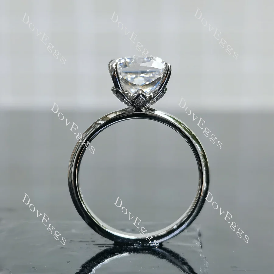 Doveggs solitaire torus engagement ring semi-mount only(Exclusively to DovEggs stones)