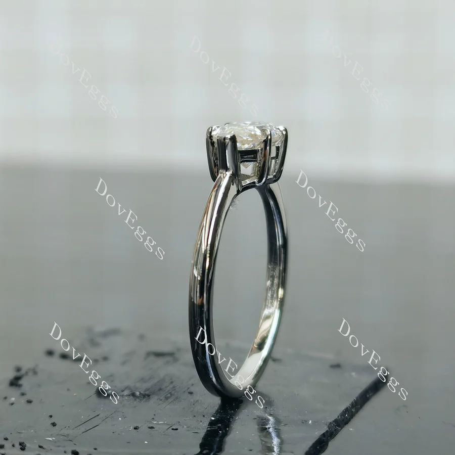 Doveggs solitaire bezel engagement ring semi-mount only(Exclusively to DovEggs Stones)