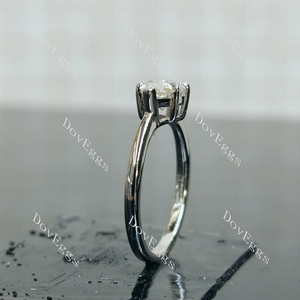 Doveggs solitaire bezel engagement ring semi-mount only(Exclusively to DovEggs Stones)