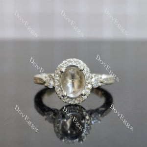 Doveggs vintage halo engagement ring semi-mount only(Exclusively to DovEggs Stones)