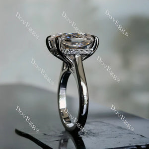 The Divine Halo engagement ring only semi-mount only(Exclusively to DovEggs Stones)