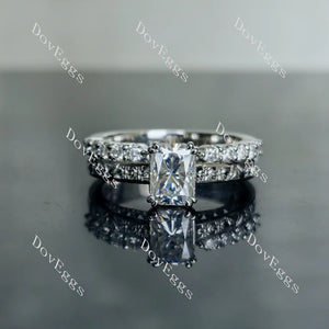 Doveggs pave engagement ring semi-mount only(Exclusively to DovEggs Stones)