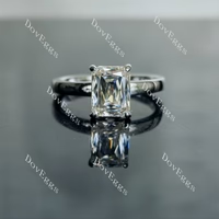 Doveggs solitaire engagement ring semi-mount only(Exclusively to DovEggs Stones)