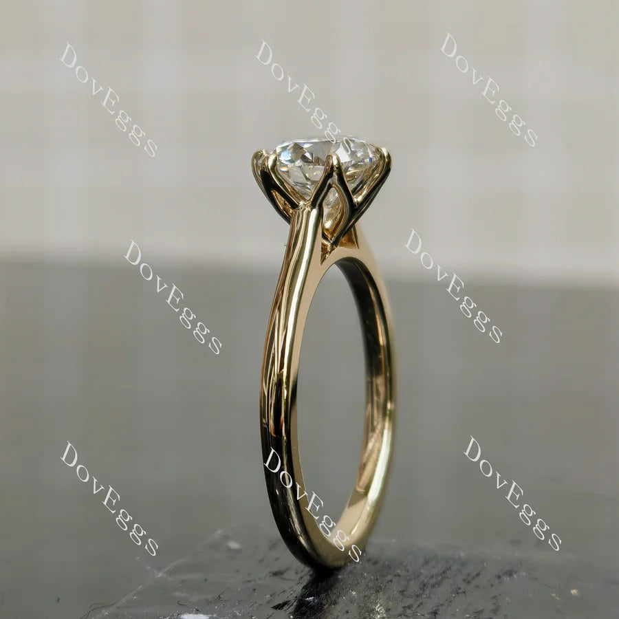 Doveggs solitaire engagement ring semi-mount only(Exclusively to DovEggs Stones)