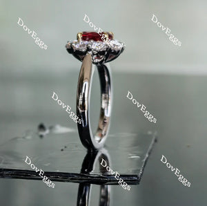 DovEggs halo engagement ring semi-mount only(Exclusively to DovEggs Stones)