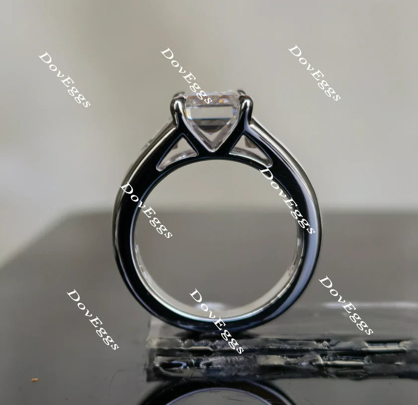 DovEggs channel set engagement ring semi-mount only(Exclusively to DovEggs Stones)