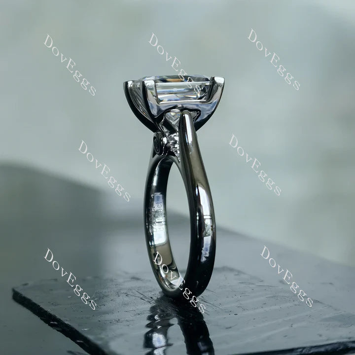 Doveggs pave engagement ring semi-mount only(Exclusively to DovEggs Stones)