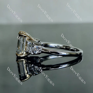 DovEggs side stones engagement ring semi-mount only(Exclusively to DovEggs Stones)