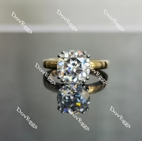 Doveggs solitaire engagement ring semi-mount only(Exclusively to DovEggs stones)