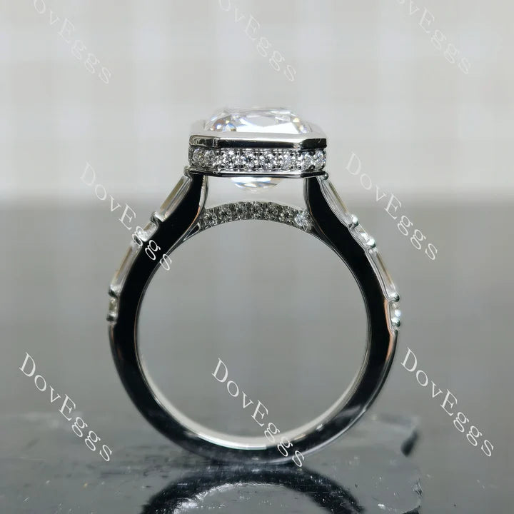 Pawleys Promise bezel engagement ring semi-mount only(Exclusively to DovEggs Stones)