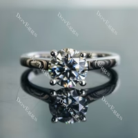 Doveggs solitaire engagement ring semi-mount only(Exclusively to DovEggs Stones)