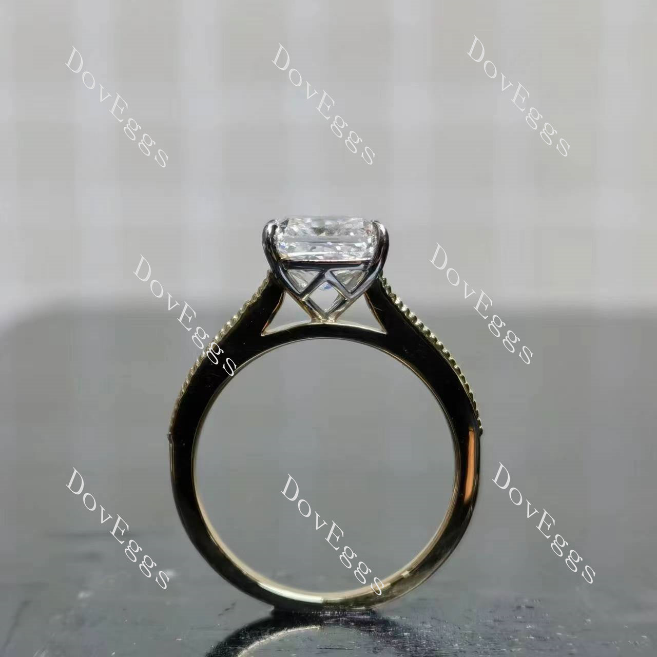 Tin’s Regalo Radiant Half Eternity Lab Grown Diamond Engagement Ring