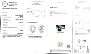Doveggs 1.56ct oval H color VS1 Clarity Excellent cut lab diamond stone(certified)