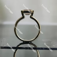 Doveggs bezel engagement ring semi-mount only(Exclusively to DovEggs Stones)