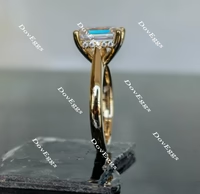 Doveggs solitaire engagement ring semi-mount only(Exclusively to DovEggs stones)