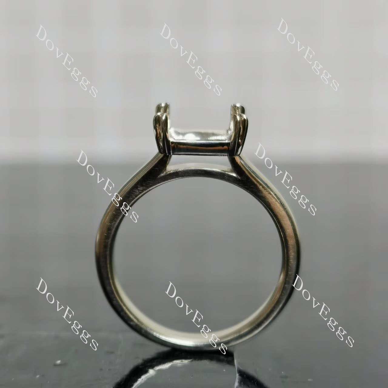 Doveggs solitaire engagement ring semi-mount only(Exclusively to DovEggs Stones)