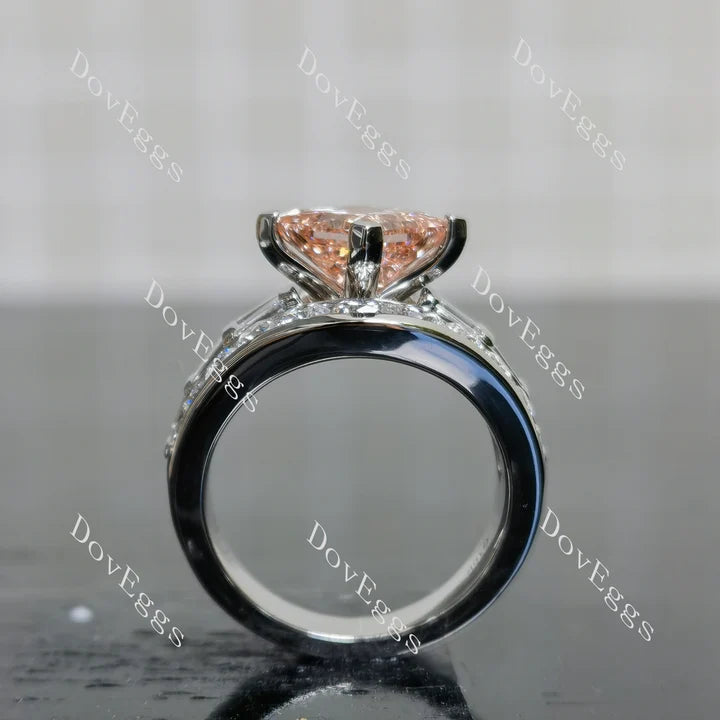 Doveggs channel vintage engagement ring only semi-mount only(Exclusively to DovEggs Stones)