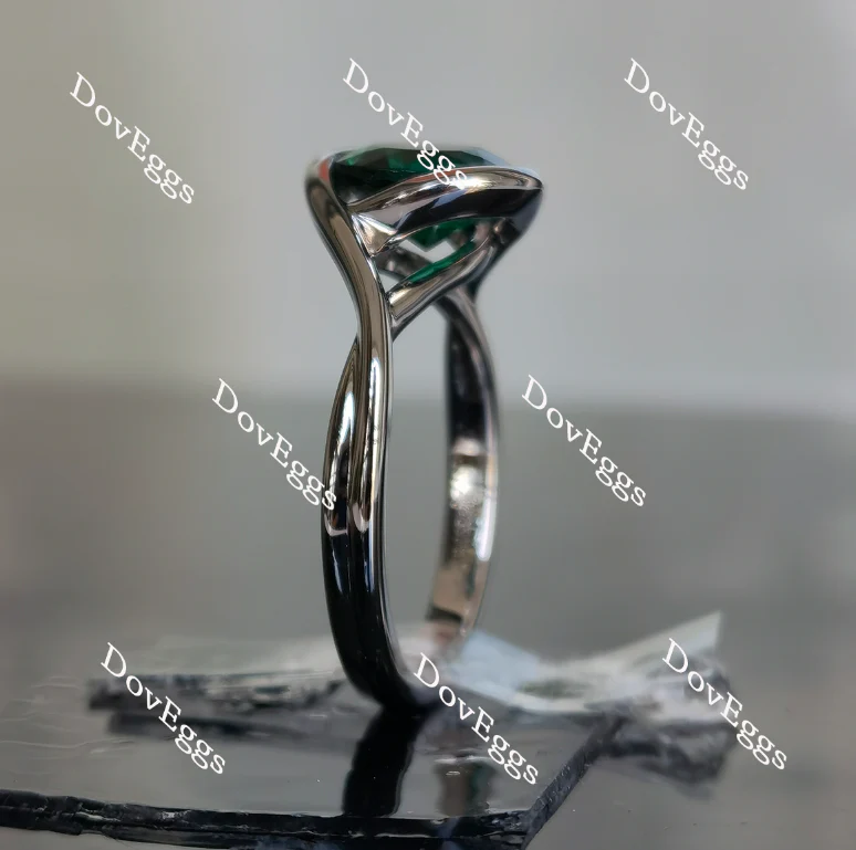 Doveggs solitaire engagement ring semi-mount only(Exclusively to DovEggs Stones)