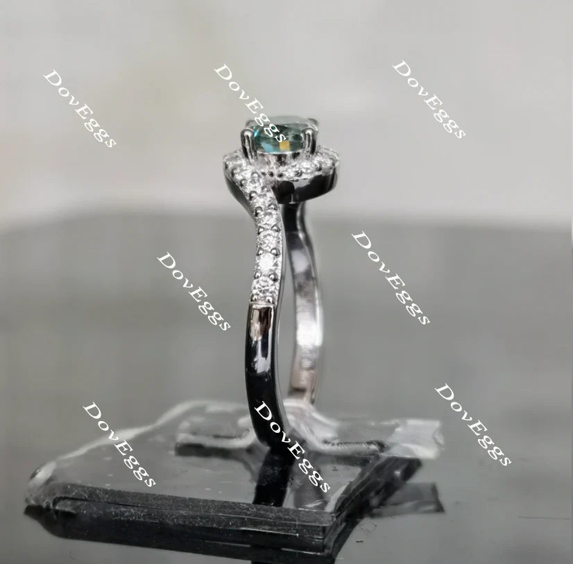 The Bella Daija engagement ring only semi-mount only(Exclusively to DovEggs Stones)