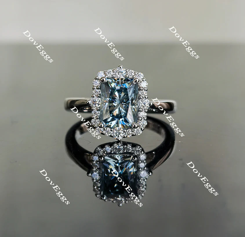 DovEggs halo engagement ring semi-mount only(Exclusively to DovEggs Stones)