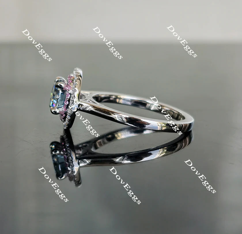 DovEggs halo engagement ring semi-mount only(Exclusively to DovEggs Stones)