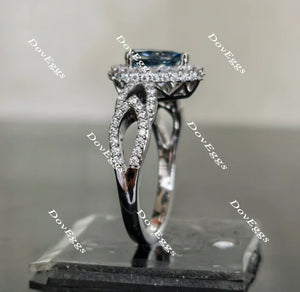 Sassanach pave engagement ring only semi-mount only(Exclusively to DovEggs Stones)