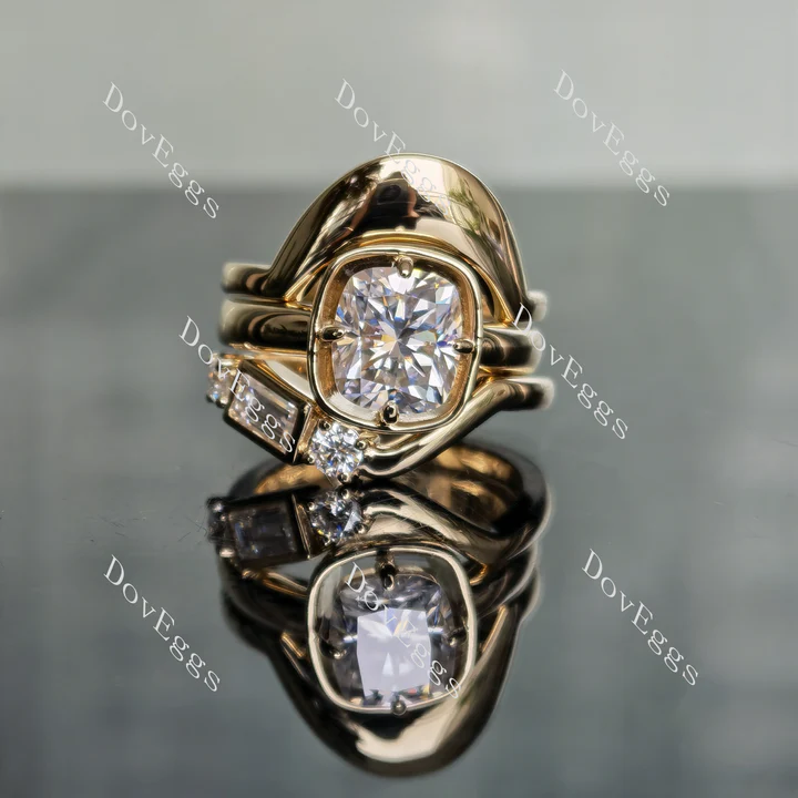 Doveggs solitaire engagement ring only semi-mount only(Exclusively to DovEggs Stones)