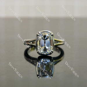 Doveggs Elongated Cushion Solitaire Lab Grown Diamond Engagement Ring