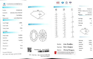 Doveggs 3.348ct oval E color VVS2 Clarity Excellent cut lab diamond stone(certified)